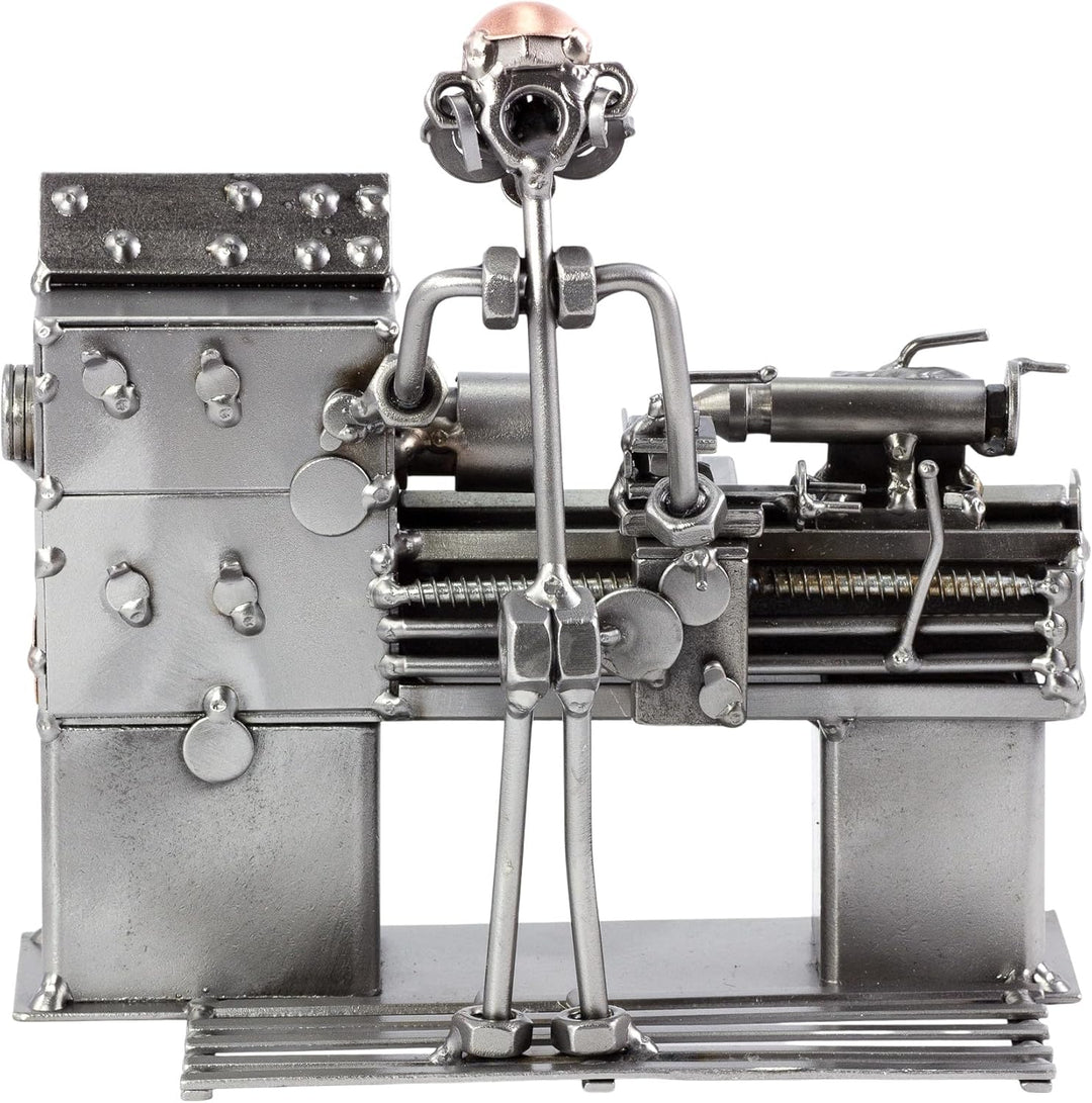 Steelman24 I Schraubenmännchen Dreher I Made in Germany I Handarbeit I Geschenkidee I Stahlfigur I M