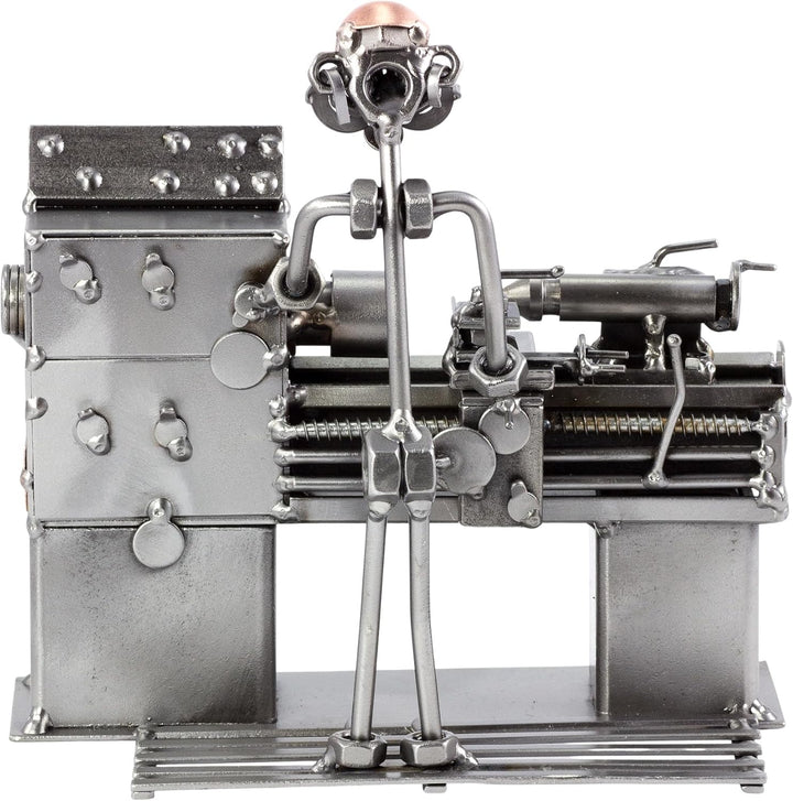 Steelman24 I Schraubenmännchen Dreher I Made in Germany I Handarbeit I Geschenkidee I Stahlfigur I M