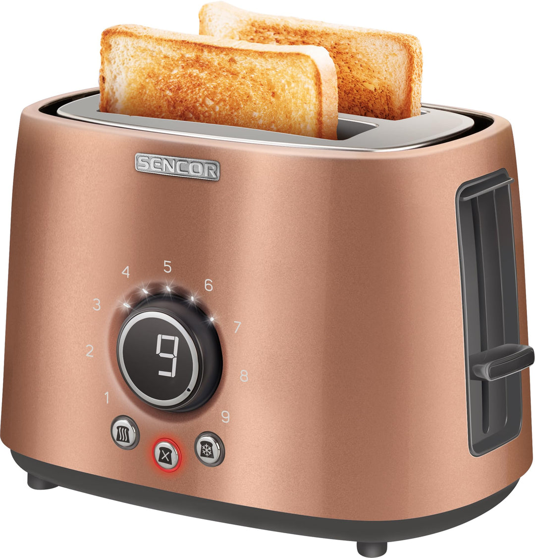 Sencor STS 6056GD Toaster, 2 Schlitze, 1000 W