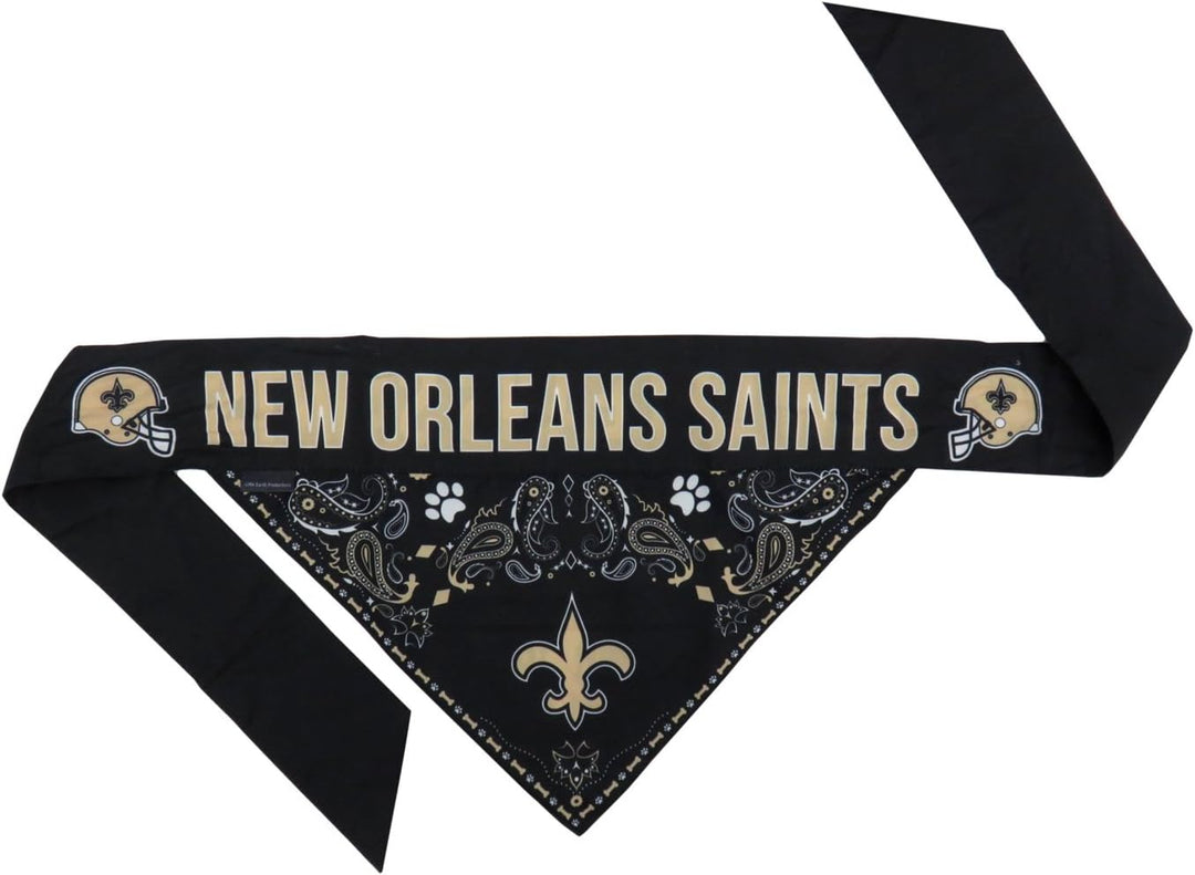 Littlearth NFL Team Hund Bandana New Orleans Saints XS