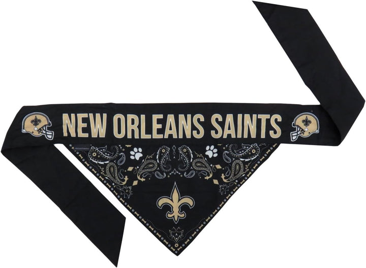 Littlearth NFL Team Hund Bandana New Orleans Saints XS