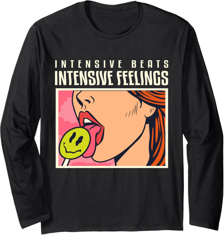 Techno - Intensive Gefühle - ACID Lollipop Langarmshirt