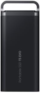 Samsung Portable SSD T5 EVO, 8 TB, USB 3.2 Gen. 1, 460 MB/s Lesen, 460 MB/s Schreiben, Externe Festp