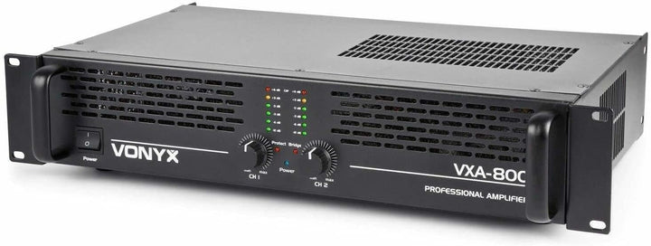 Vonyx VXA-800 PA-Verstärker 800 Watt mit Brückenschaltung und SMT