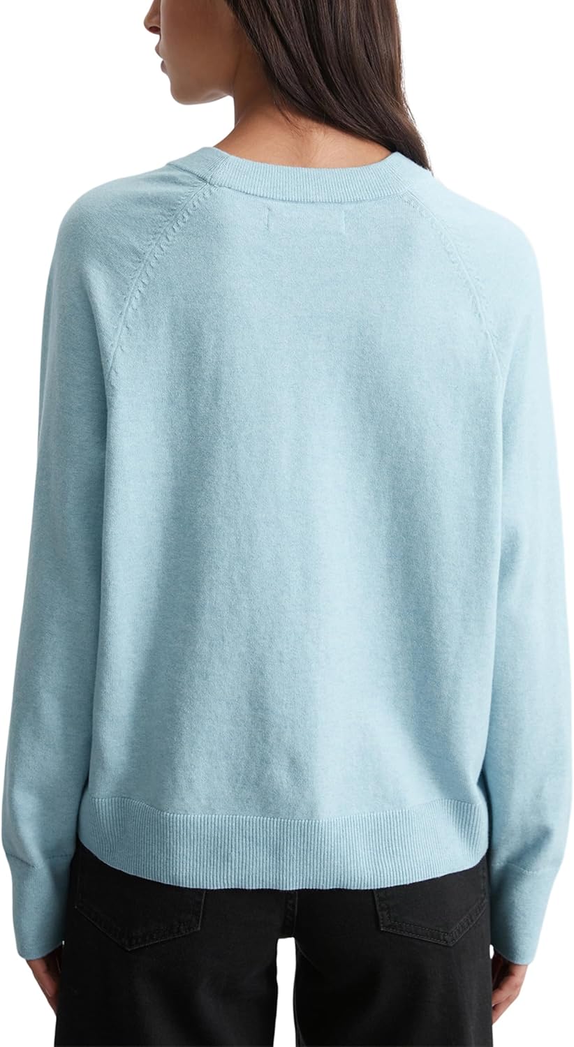 Marc O'Polo Denim Damen Strickpullover mit Rundhalsausschnitt Regular Fit S 5684, S 5684