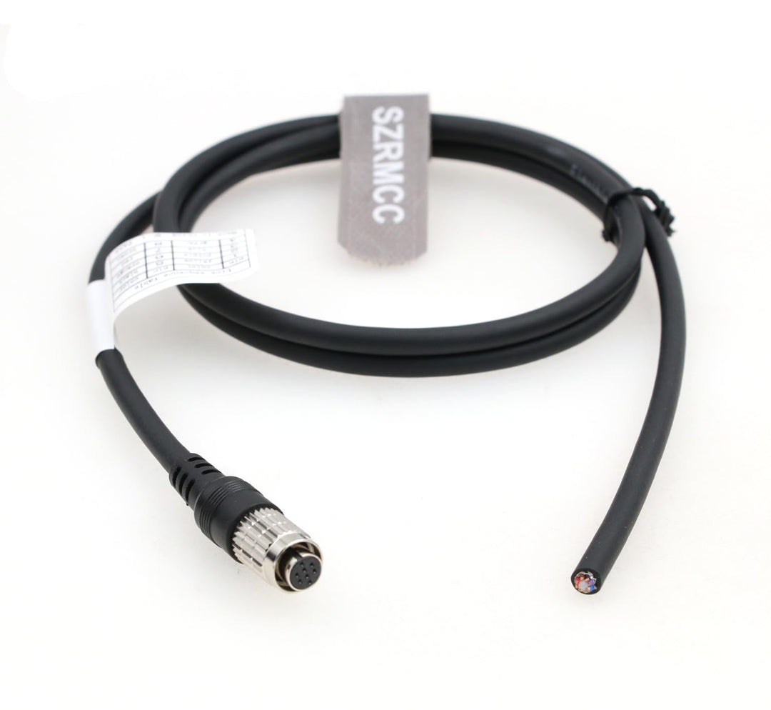 SZRMCC Hirose 8 Pin Buches auf offenes Ende HR25-7TR-8S I/O Stromkabel für FLIR Allied Vision Mako G
