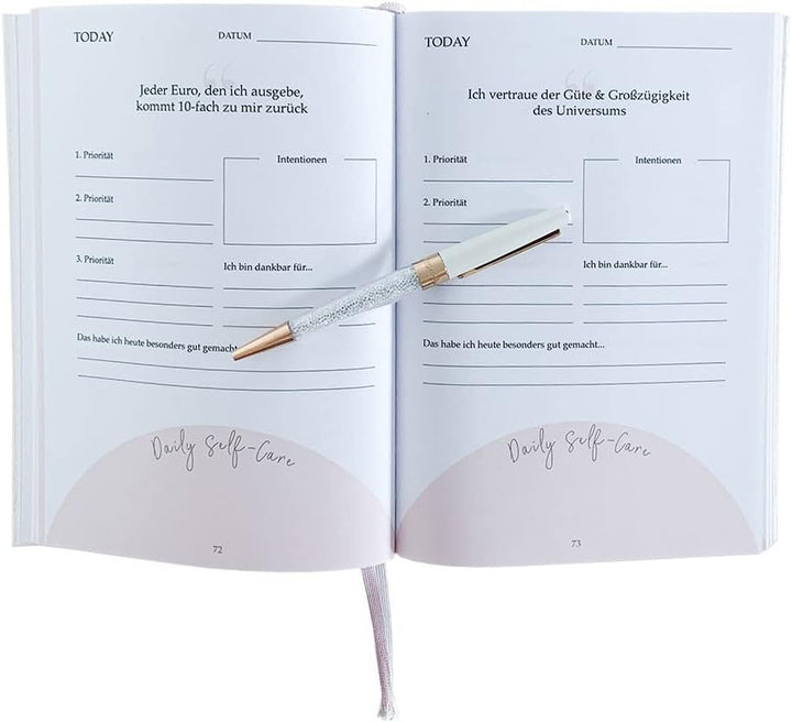 Boss Babe Planner | Undatierter Erfolgs- und Produktivitätsplaner (blush), blush