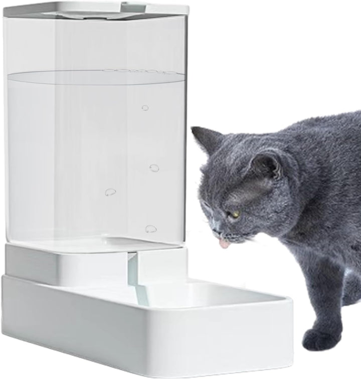 Futterautomat für Hunde, Futterautomat für Katzen - Gravity Auto Wasserfutter-Haustierfutterautomat,