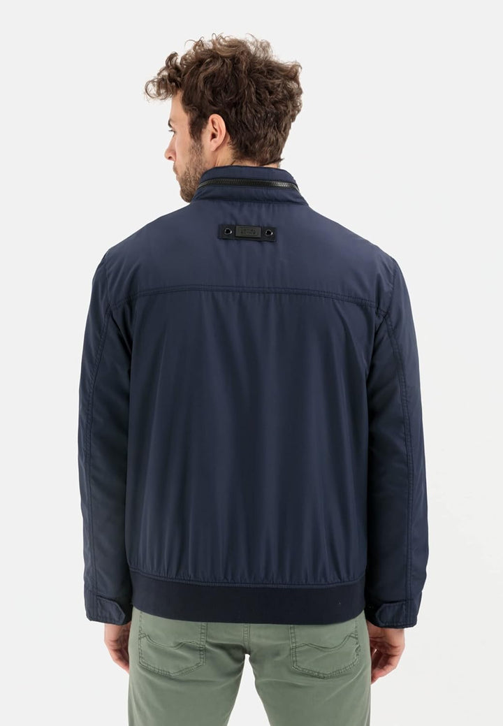 camel active Herren Leichter Blouson aus recyceltem Polyester 27 Dunkelblau, 27 Dunkelblau