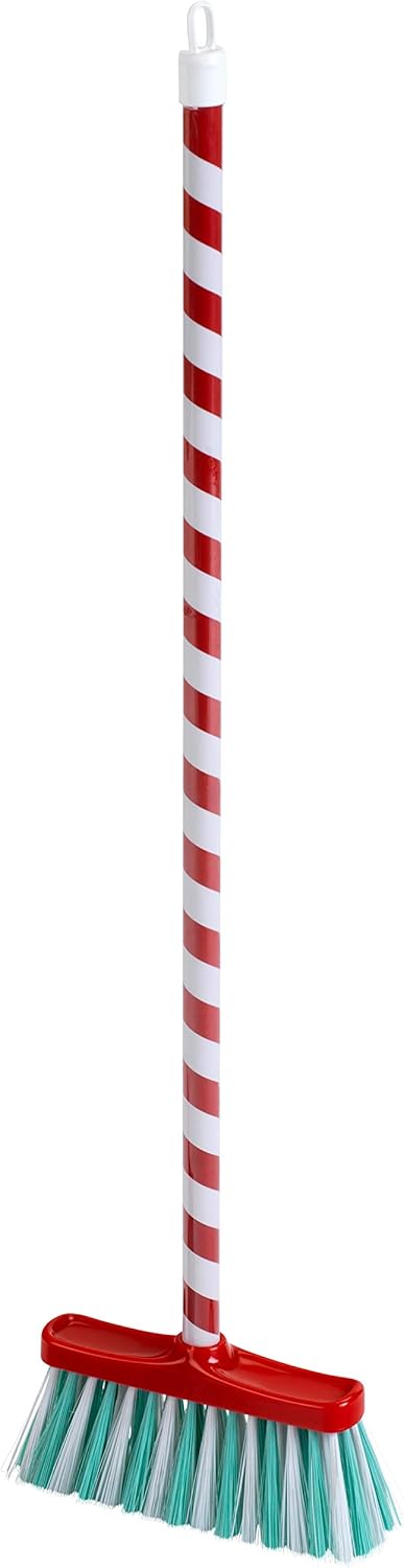 Theo Klein 6201 Besen Set mit Motiv Zuckerstange, 3-teilig I Bunte Kinder-Putz-Garnitur inkl. Besen,