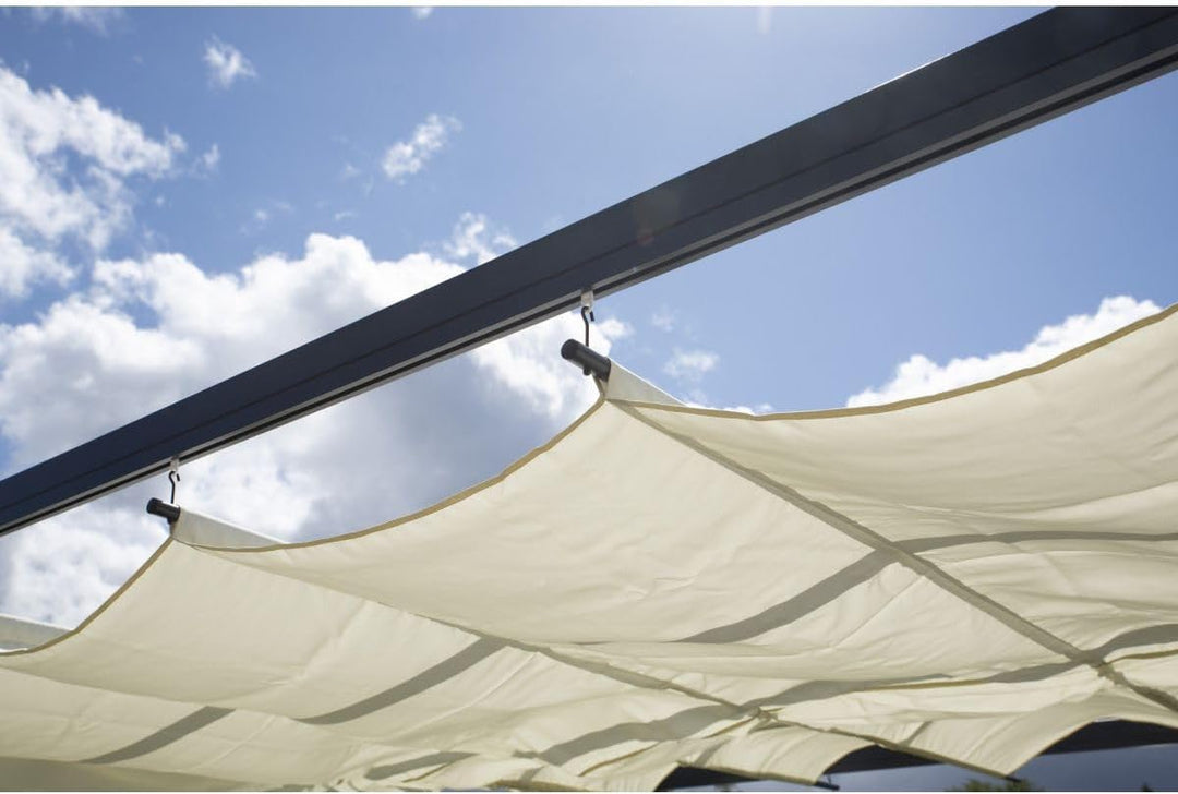 Grindi - Garten Pergola Pavillon Terrassendach - Milos I 3x3m - wasserdichtes & stabiles Sonnenschut