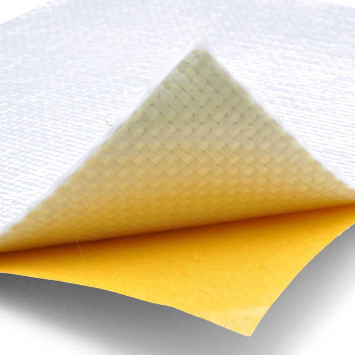 Easyboost Selbstklebender Hitzeschutz Verkleidung 25x20cm Aluminiumbeschichteter Auspuff Endschalldä
