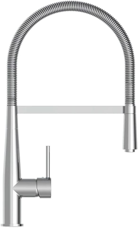 Schütte 79170 NEW YORK Spiralfeder Küchenarmatur mit Brause, 360 Grad schwenkbarer Wasserhahn Küche,