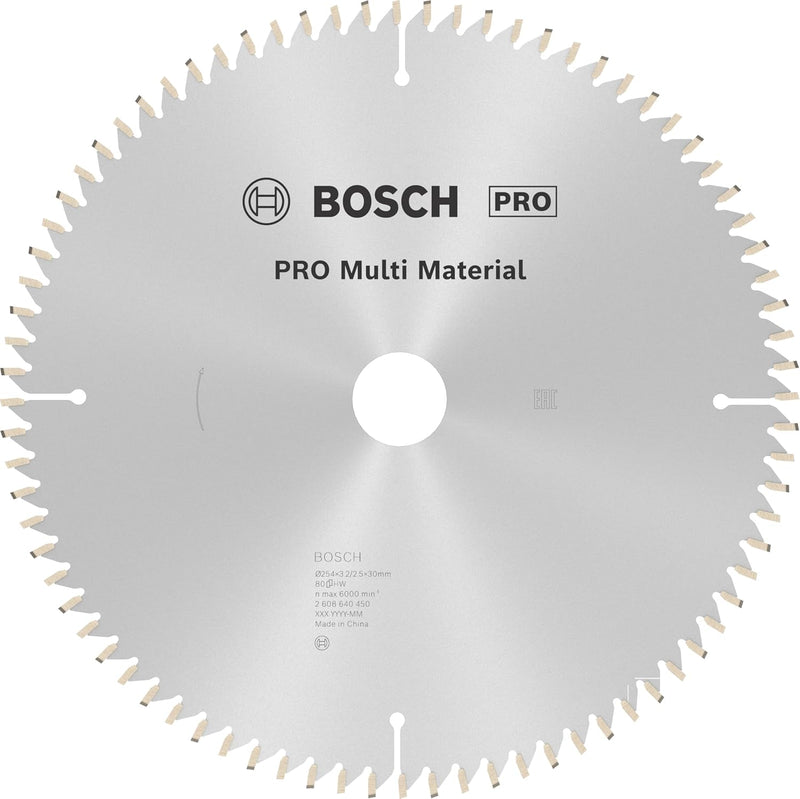 Bosch Accessories Bosch Professional 1x Kreissägeblatt Multi Material (für Multimaterial, Sägeblatt