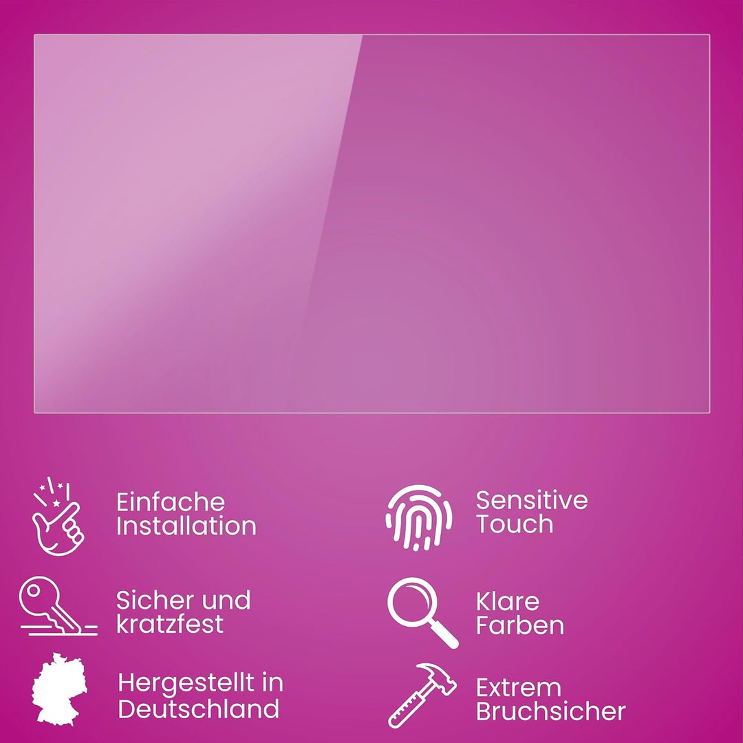 atFoliX Glasfolie kompatibel mit Lenovo ThinkVision P27h-10 Panzerfolie, 9H Hybrid-Glass FX Schutzpa