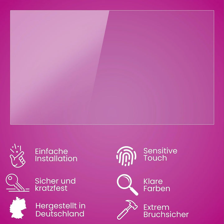 atFoliX Glasfolie kompatibel mit Lenovo ThinkVision P27h-10 Panzerfolie, 9H Hybrid-Glass FX Schutzpa