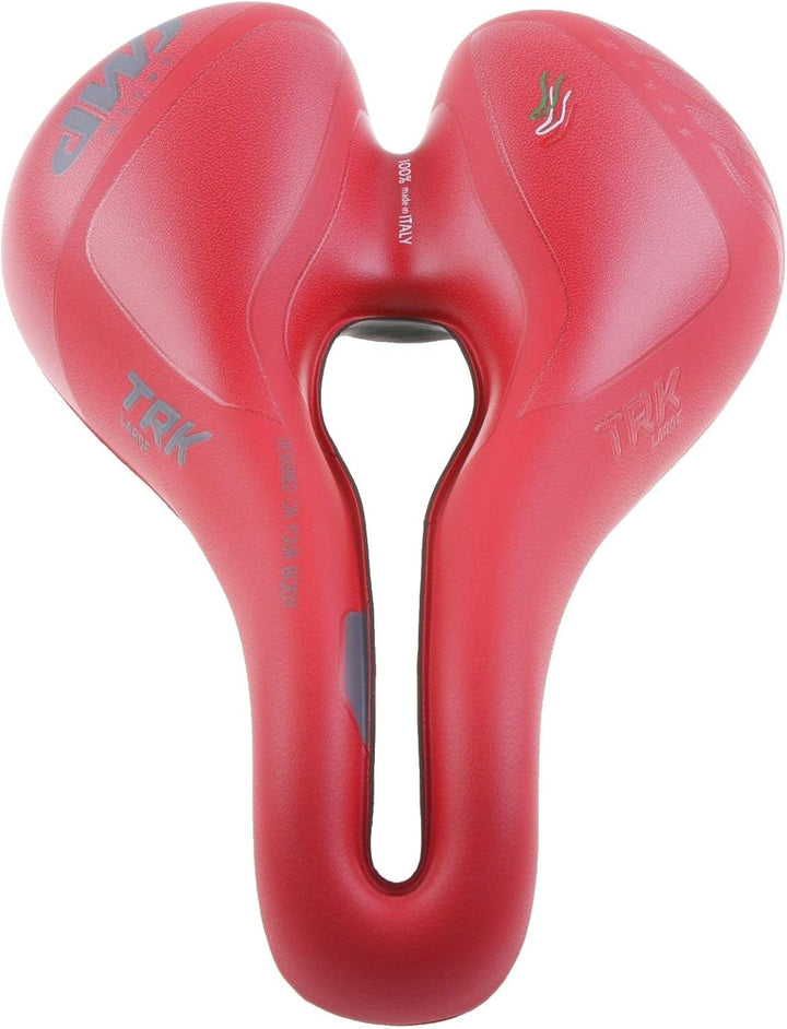 Selle SMP TRK Lady Damen Touren Trekking Fahrrad Sattel Einheitsgrösse Rot, Einheitsgrösse Rot