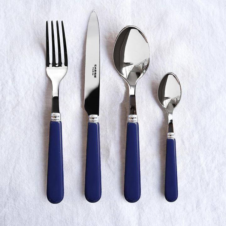 SABRE PARIS - Tafelbesteck-Set, 5-teilig - Pop - Messer, Gabel, Esslöffel, Teelöffel &amp; Kuchengabel -