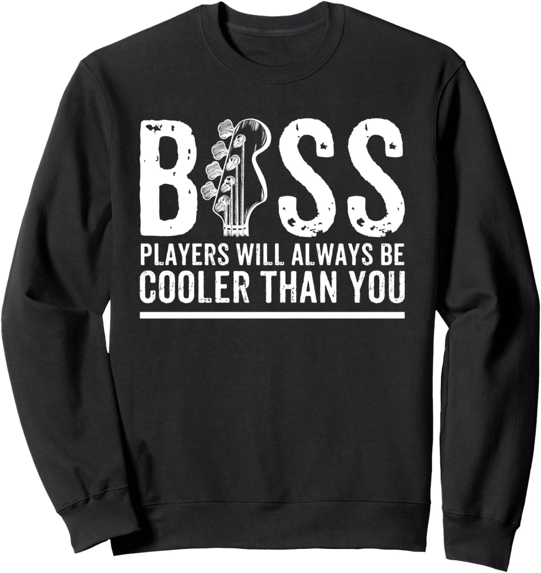 Lustiger Bassist Vintage Bassist Sweatshirt