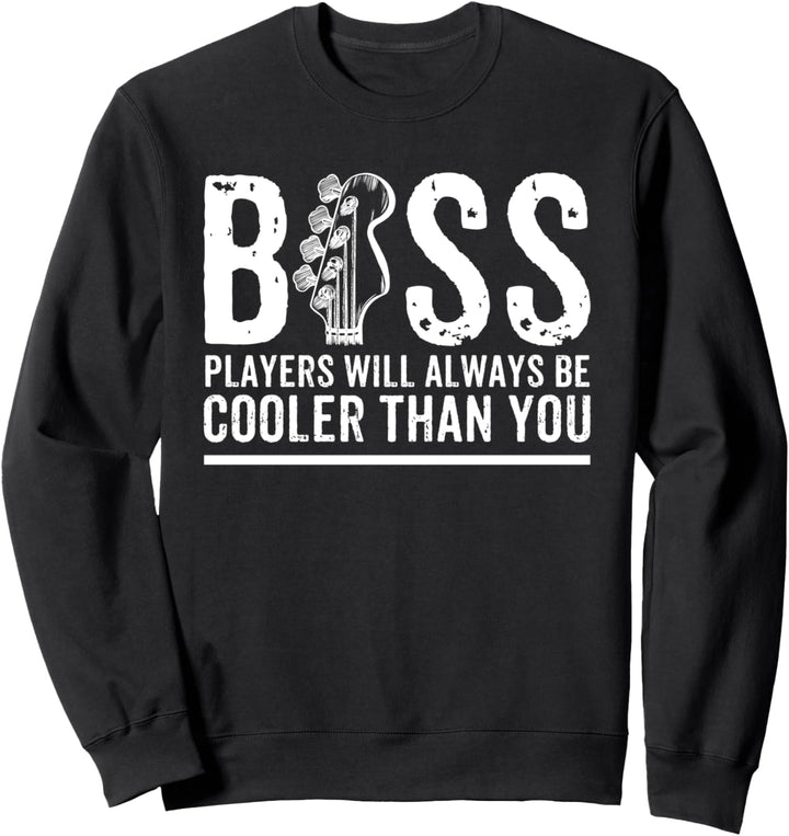 Lustiger Bassist Vintage Bassist Sweatshirt