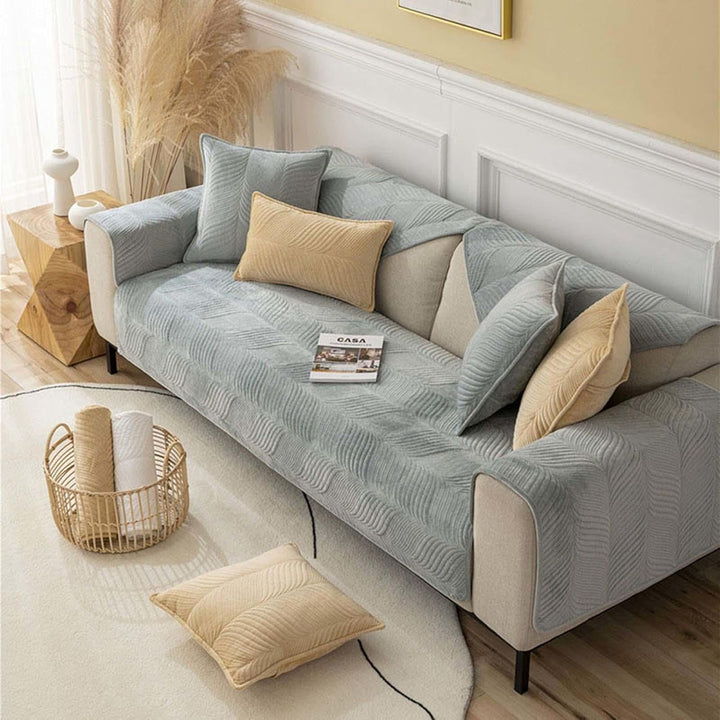 MTHGH Sofabezug Ecksofa l Form Wasserdicht，sofaschoner rutschfest Hund Katze Couch Überzug Ecksofa u