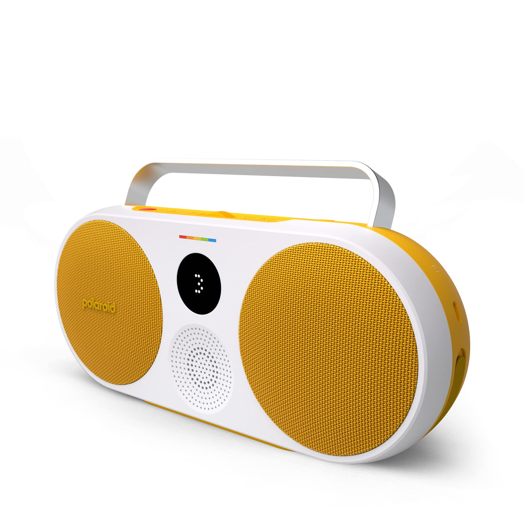 Polaroid P3 Music Player (Yellow) - Retro-Futuristic Boombox Wireless Bluetooth Speaker Rechargeable