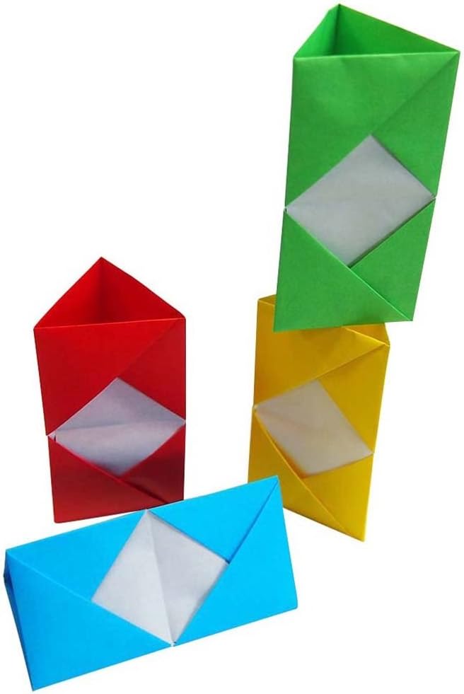 Generic Origami-Papier - Origami-Papier Set - 60 Unifarben Sortiert - 500 Blatt - 15cm x 15cm