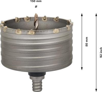 Bosch Accessories Bosch Professional Hohl-Bohrkrone SDS-max-9 Core Cutter zweiteilig mit Gewinde (Ø