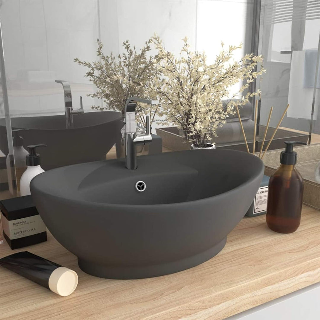 Tidyard Luxus Waschbecken Waschtisch Aufsatzwaschbecken Waschplatz Handwaschbecken Aufsatzwaschtisch