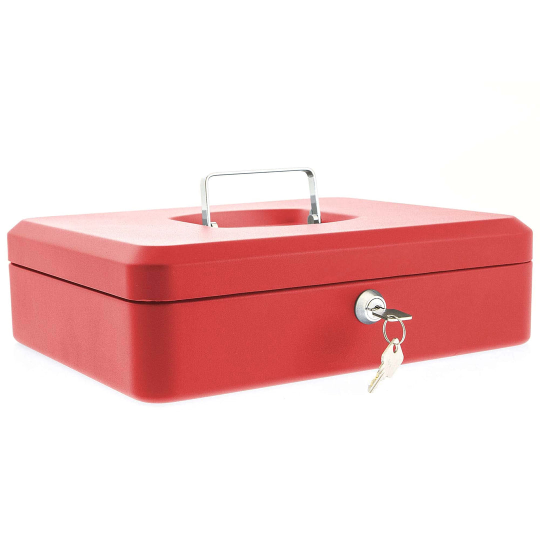 Sterling Locks 701990 Geldkassette, rot 300 x 90 x 240mm Rot, 300 x 90 x 240mm Rot