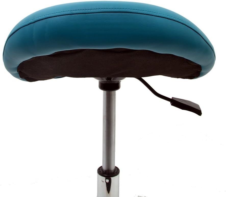 Promafit Sattelhocker/Sattelstuhl mit Gummirollen für alle Böden und Metallfuss - ergonomisch - stuf