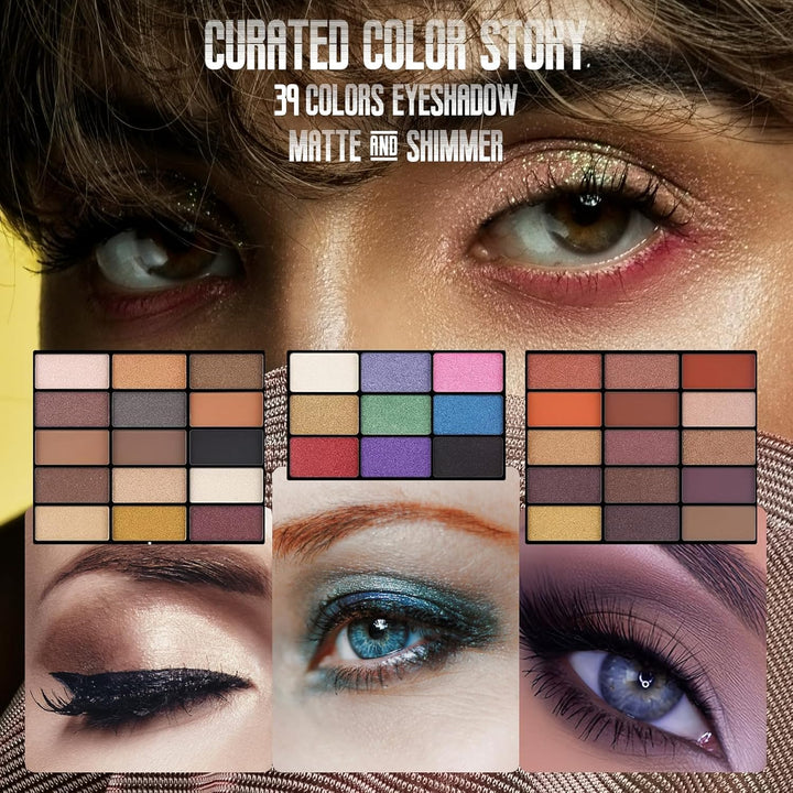 Adventskalender 2024 Make-up-Set, 39 Farben Multifunktions Geschenkset Urlaubsauswahl Beauty Box mit