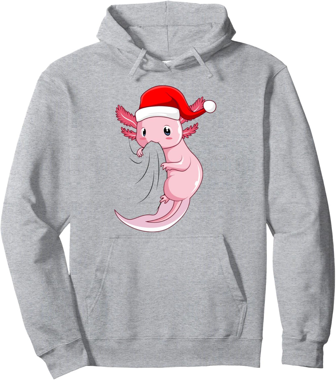 Axolotl Weihnachten Kinder Frauen Mädchen Pullover Hoodie