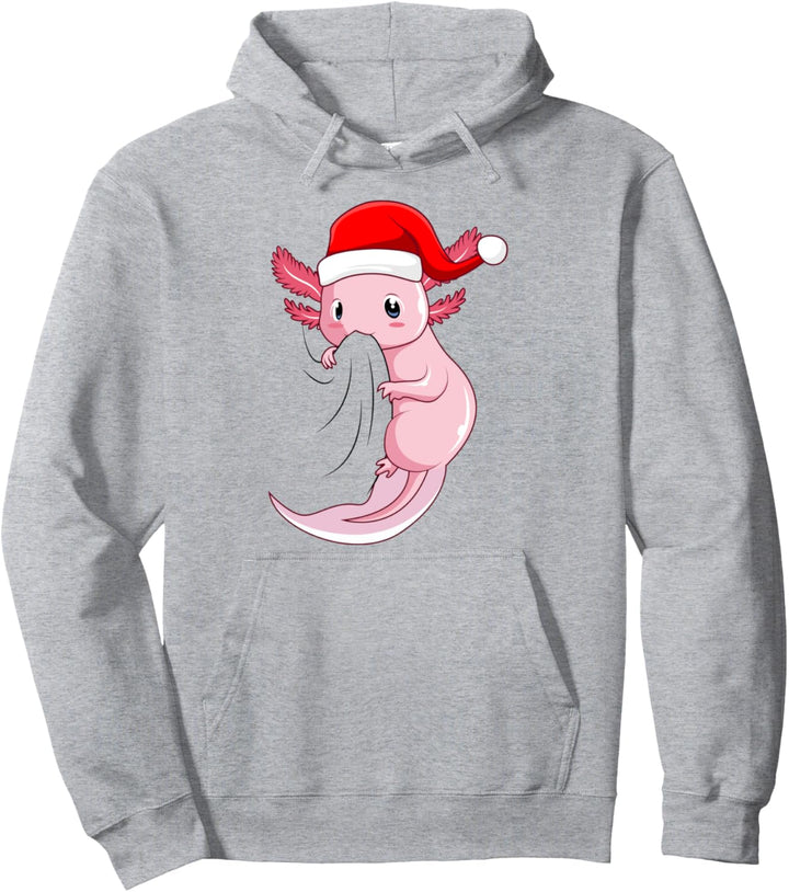 Axolotl Weihnachten Kinder Frauen Mädchen Pullover Hoodie