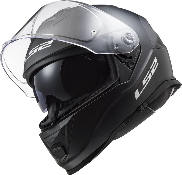 LS2 Motorradhelm FF800 STORM SOLID MATT BLACK, Schwarz, M M Schwarz, M Schwarz