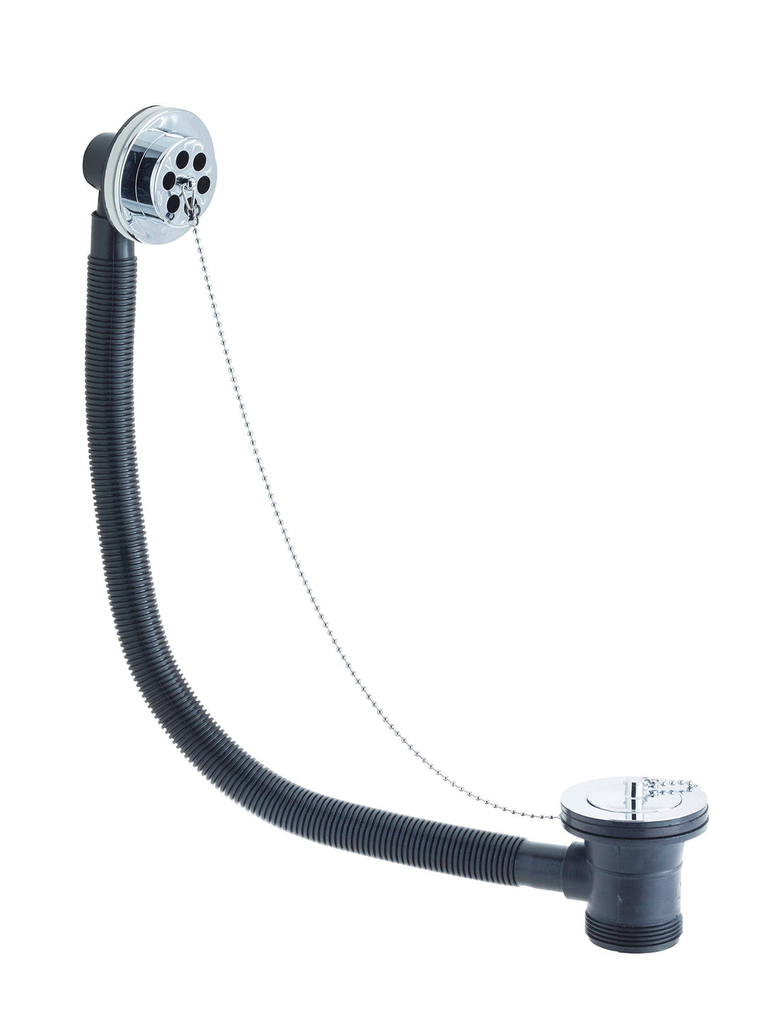 Bristan W bath02 C Badewanne Ablaufgarnitur mit ABS Plug Schlitz C, Chrom Chrome Contemporary, Chrom