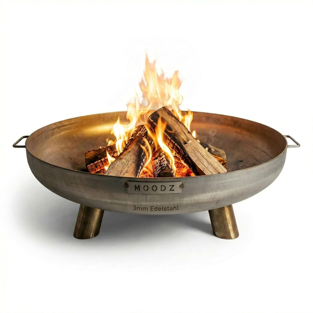 Feuerschale 100 cm Edelstahl - Feuerschalen für den Garten - Feuerstelle Outdoor & Feuertonne - Feue