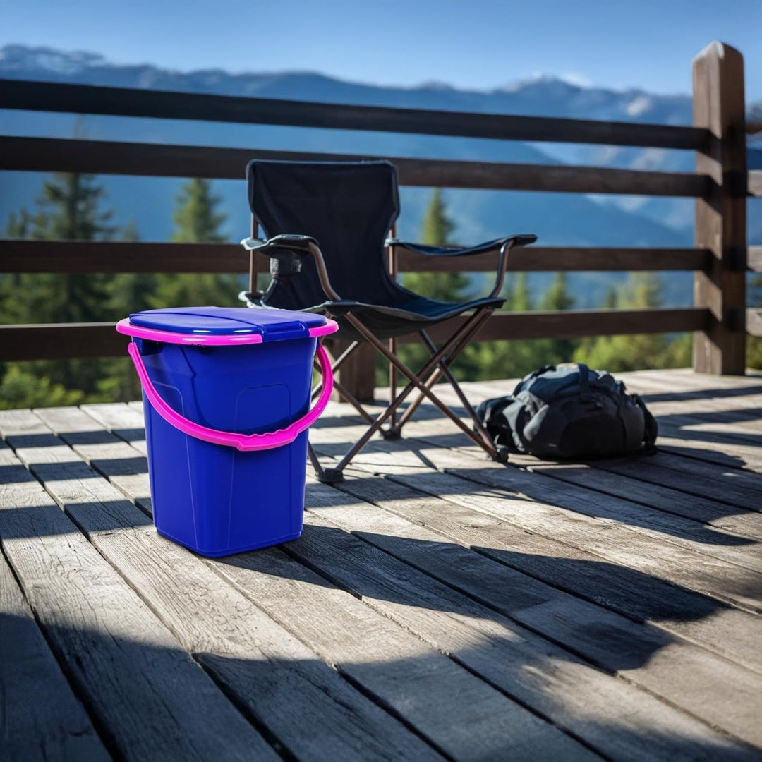 Green Blue GB320 Mobile Campingtoilette 19L | Tragbare Reisetoilette mit max. Tragkraft bis 130kg |