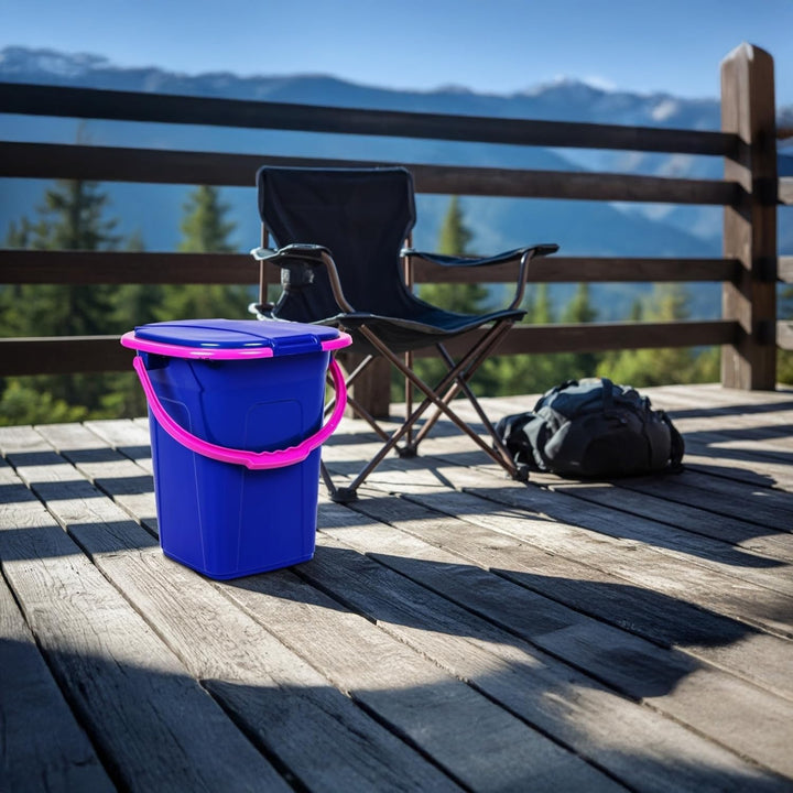 Green Blue GB320 Mobile Campingtoilette 19L | Tragbare Reisetoilette mit max. Tragkraft bis 130kg |
