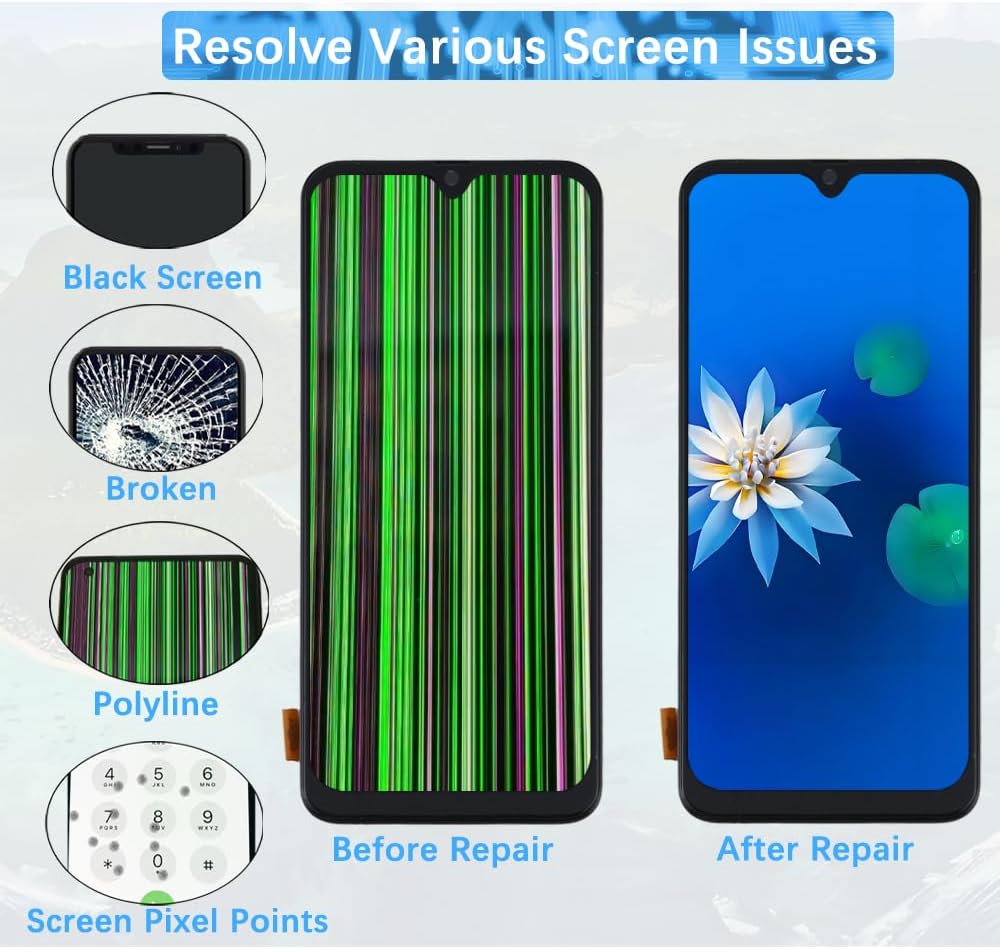 H&LYCYJ Display Bildschirm für Samsung Galaxy A40 TFT A405F A405FN A405FM A405S LCD Bildschirm Ersat