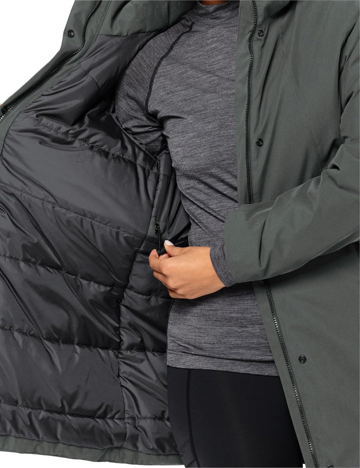 Jack Wolfskin Damen Salier Coat Coat XL slate green, XL slate green