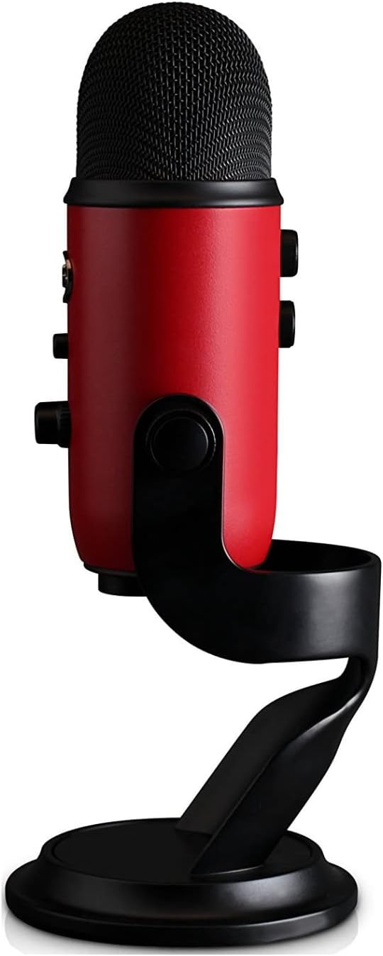 Blue Microphones Yeti USB-Mikrofon für Aufnahme und Streaming auf PC und Mac, verstellbares Stativ,
