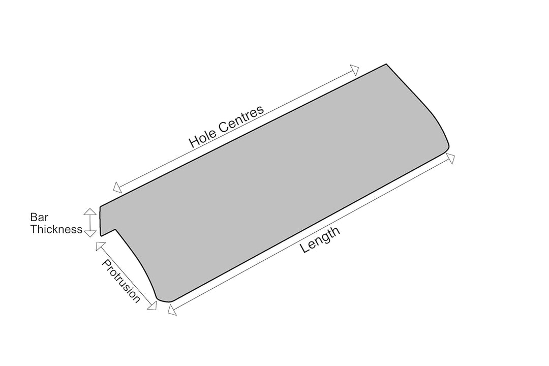 M4TEC Verdeckte Fingerzug-Griffe aus Metall Kantendesign Moderne Küchentürgriffe Schrankzuggriffe Sc