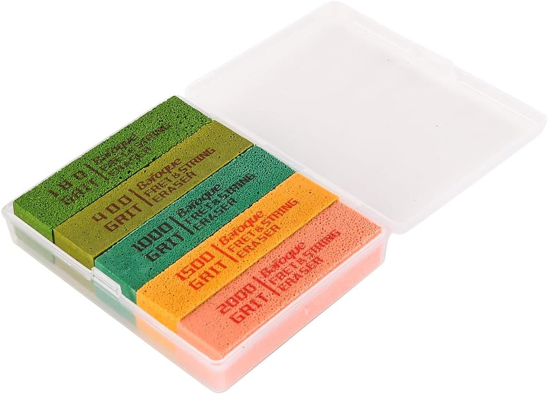 Alnicov Bundradierer für Gitarrenbundpolierreiniger, Bundpolierwerkzeug-Set zum Reinigen von Bunddra