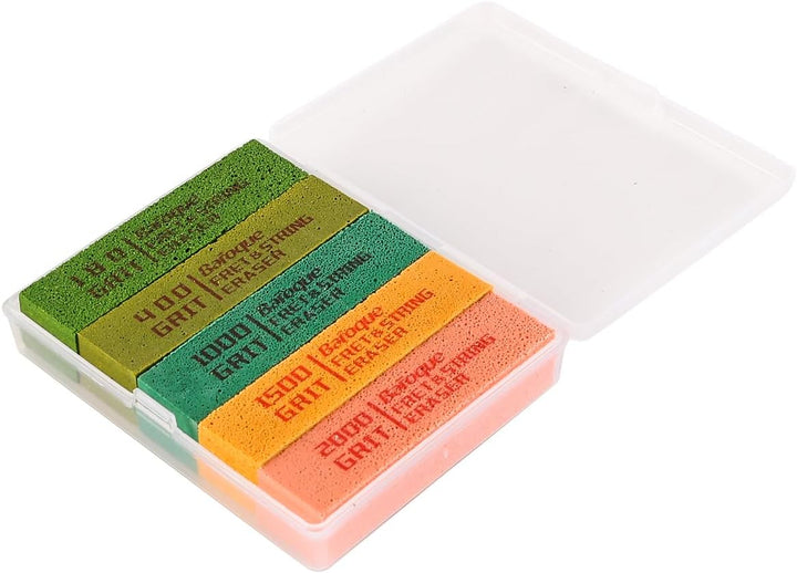 Alnicov Bundradierer für Gitarrenbundpolierreiniger, Bundpolierwerkzeug-Set zum Reinigen von Bunddra