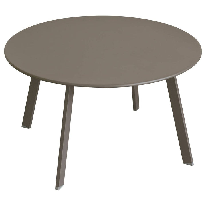 Hespéride Runder gartenbeistelltisch saona Tonka 70x40cm aus epoxybehandeltem Stahl - D 70