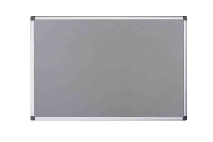 Bi-Office FA0242170 Pinnwand Maya, Filztafel Mit Aluminiumrahmen, Graue Filzoberfläche, 60 x 45 cm G