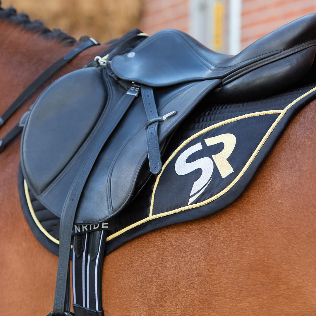 SUNRIDE Springschabracke für Pferde - Mesh-Material als zusätzliche Belüftung gegen Hitzestau, pfleg