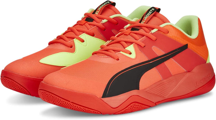 PUMA Herren Eliminate Pro Ii Hallenturnschuh 44 EU Red Blast Fast Yellow Puma Black, 44 EU Red Blast
