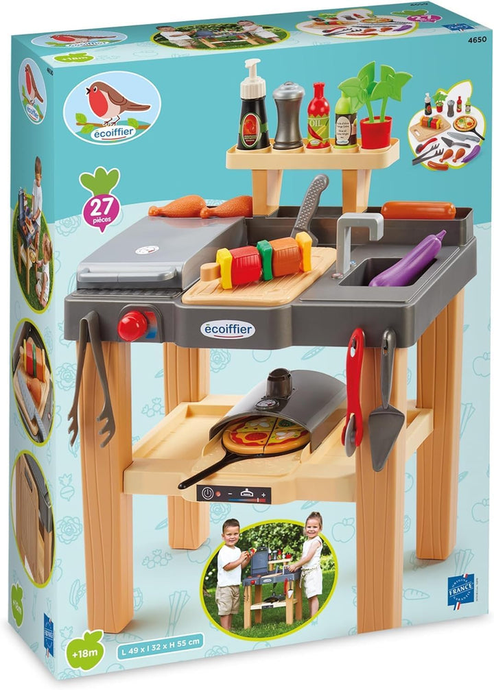 ECOIFFIER – Sommerküche – 4650 – Outdoor-Spiele für Kinder – ab 18 Monaten